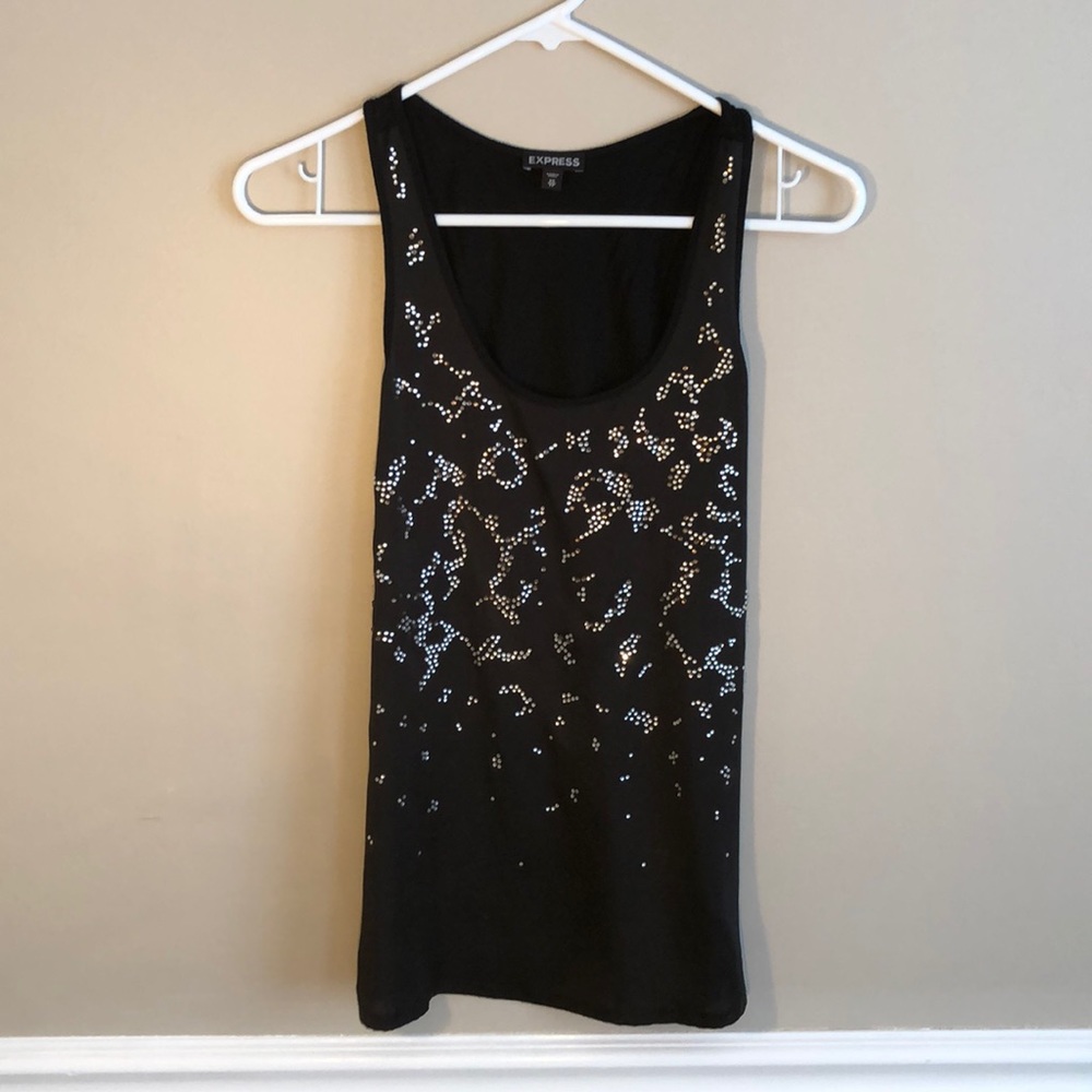 Black dressy tank